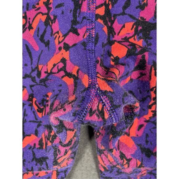 Nike Dri-FIT Leggings Women XL Purple Pink Athletic Training Colorful Athleisure - Picture 10 of 11